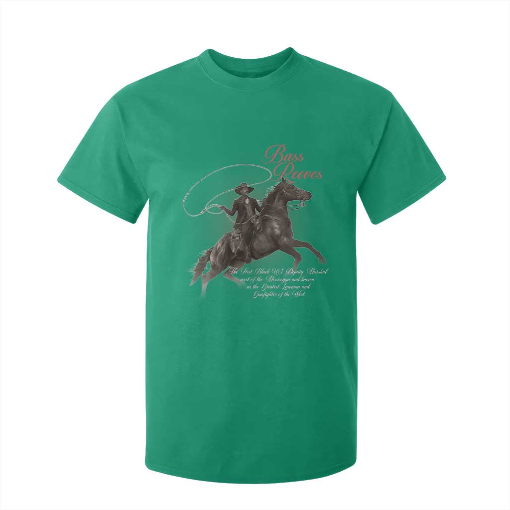 Bass Reeves T Shirt For Kid African American Cowboy Marshal Black History Month TS11