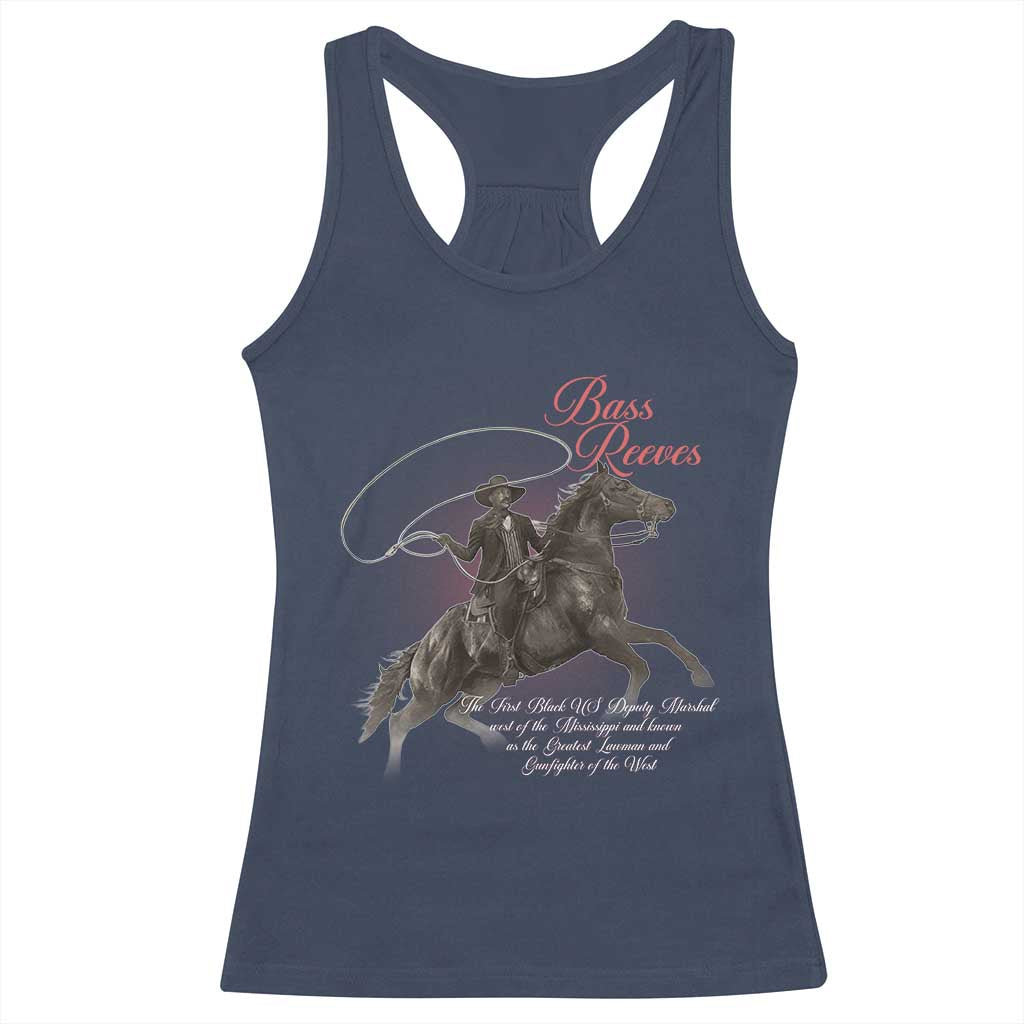 Bass Reeves Racerback Tank Top African American Cowboy Marshal Black History Month TS11