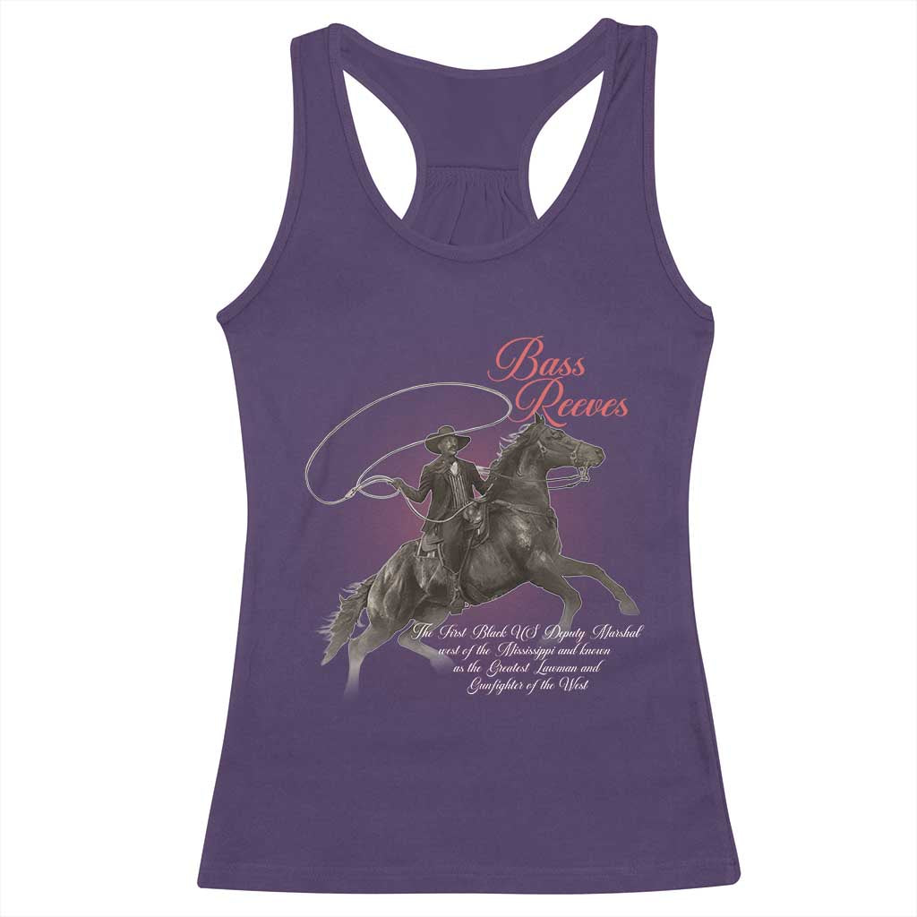 Bass Reeves Racerback Tank Top African American Cowboy Marshal Black History Month TS11