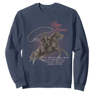 Bass Reeves Sweatshirt African American Cowboy Marshal Black History Month TS11