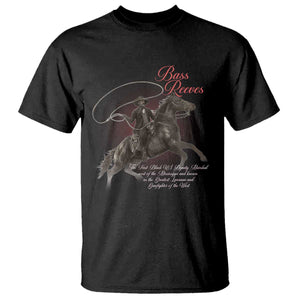 Bass Reeves T Shirt African American Cowboy Marshal Black History Month TS11