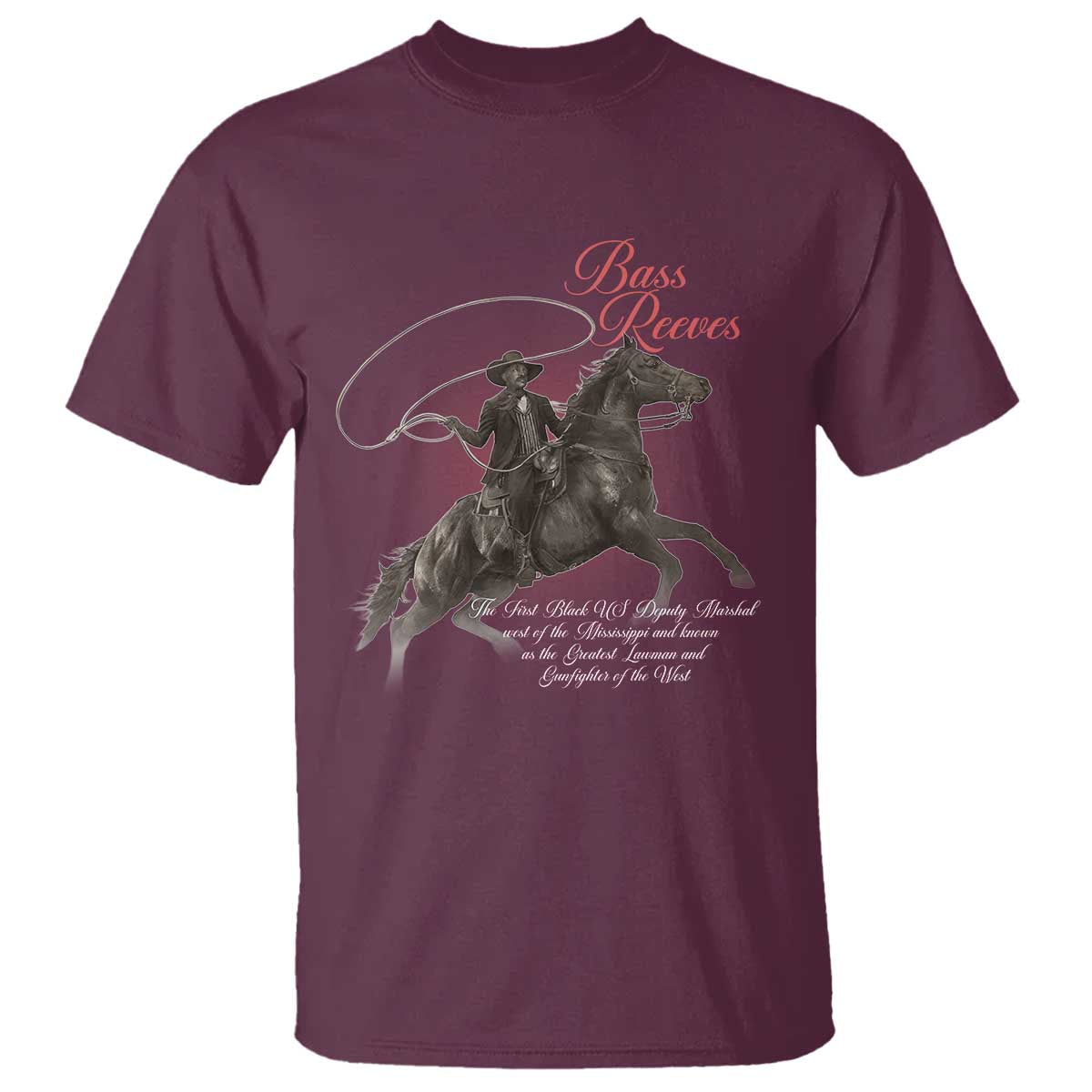 Bass Reeves T Shirt African American Cowboy Marshal Black History Month TS11