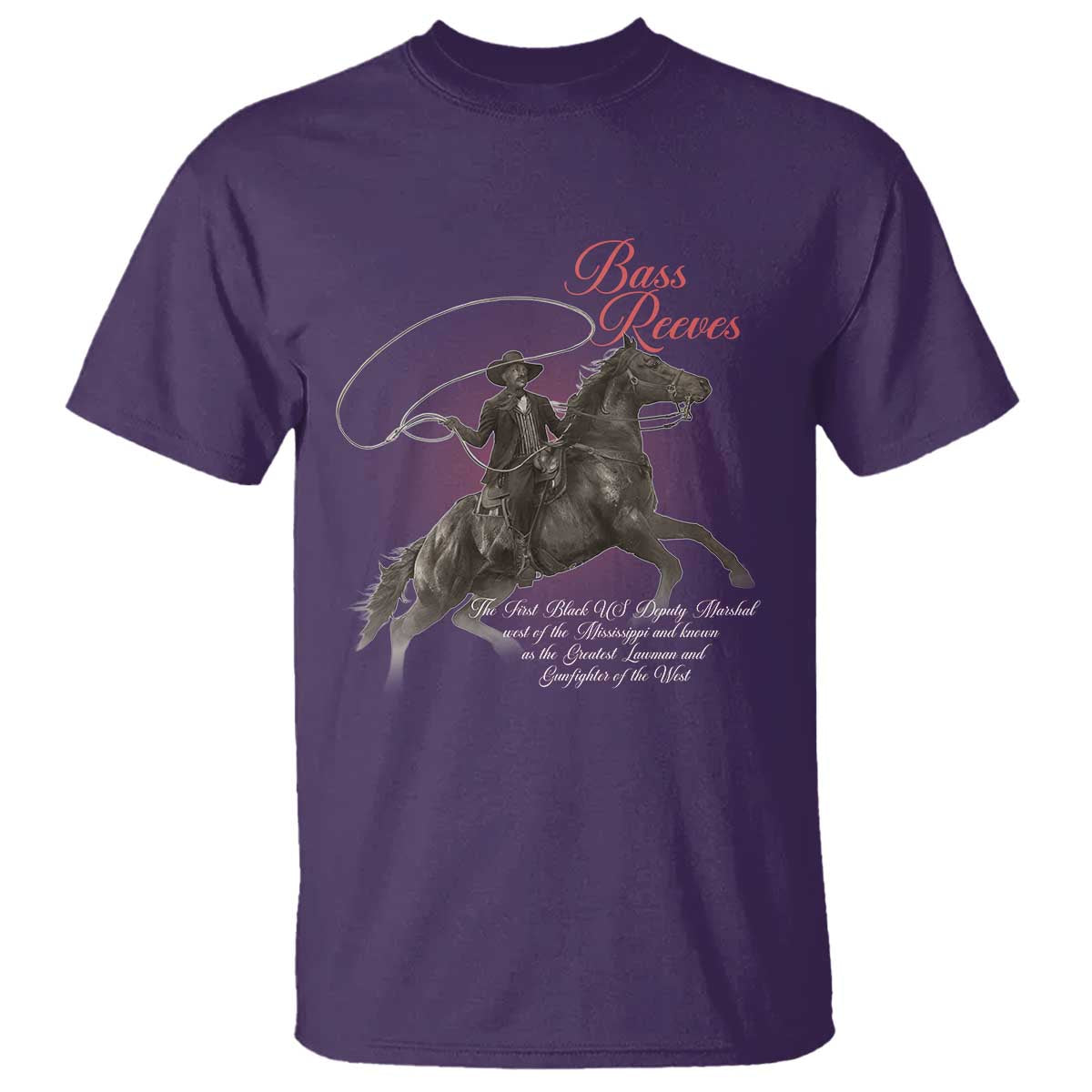 Bass Reeves T Shirt African American Cowboy Marshal Black History Month TS11