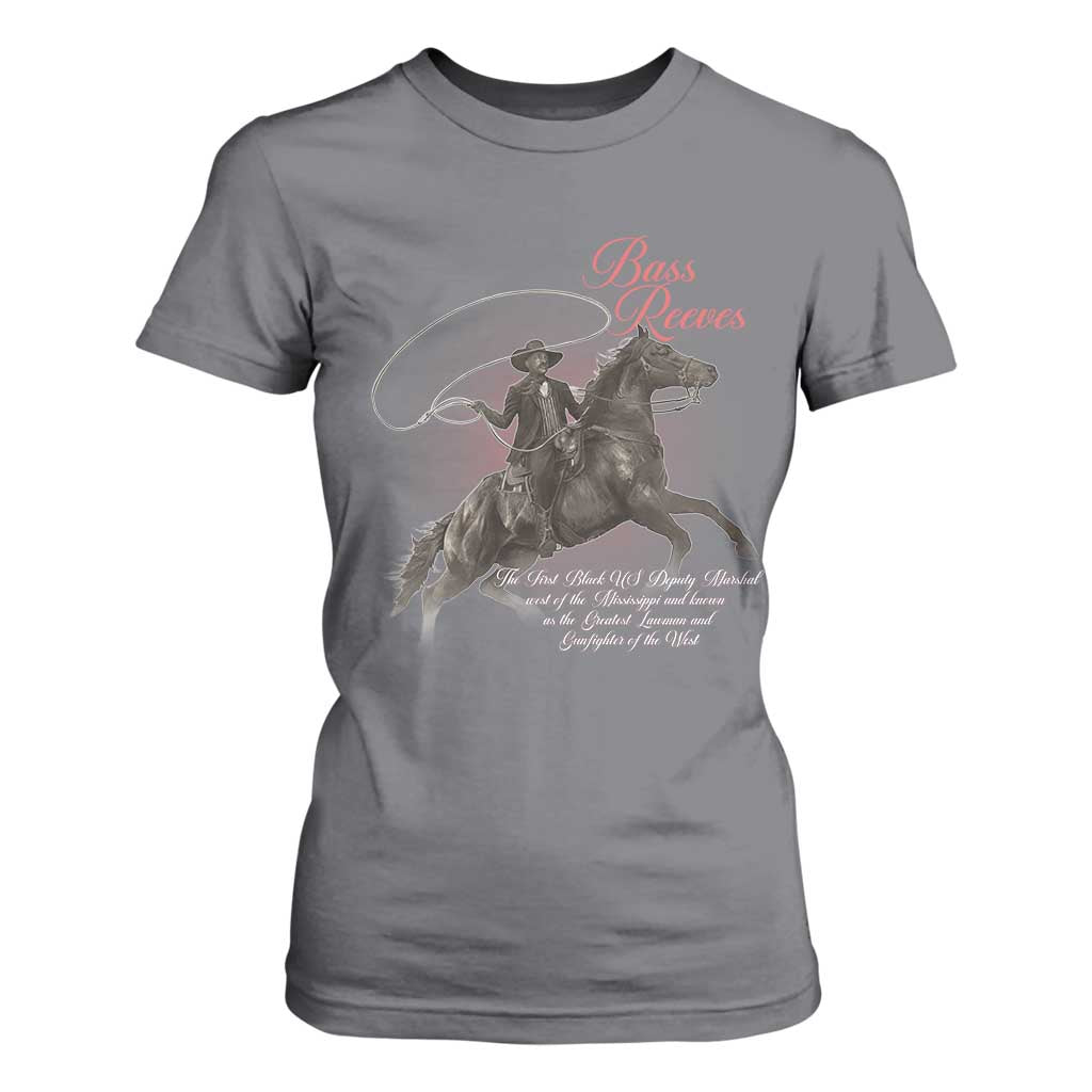 Bass Reeves T Shirt For Women African American Cowboy Marshal Black History Month TS11