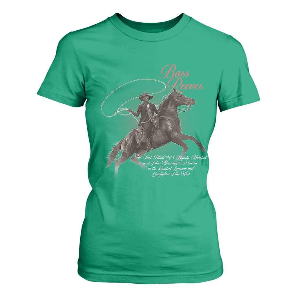Bass Reeves T Shirt For Women African American Cowboy Marshal Black History Month TS11