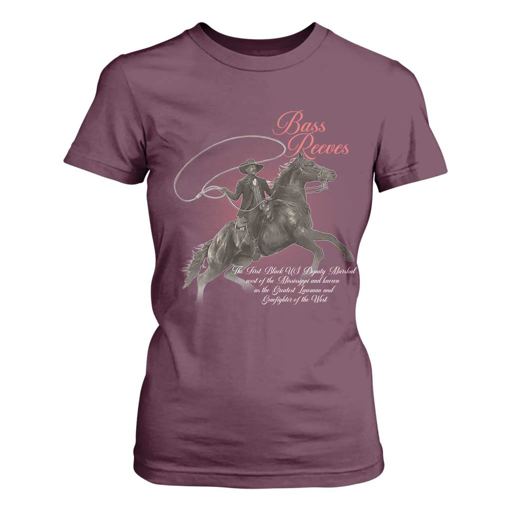 Bass Reeves T Shirt For Women African American Cowboy Marshal Black History Month TS11