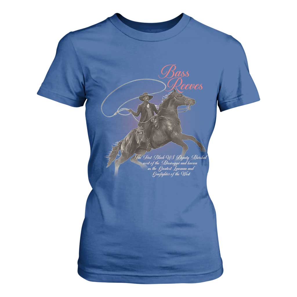 Bass Reeves T Shirt For Women African American Cowboy Marshal Black History Month TS11