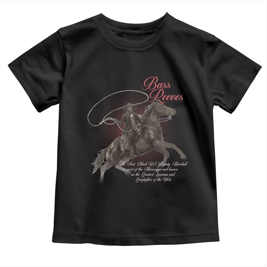 Bass Reeves Toddler T Shirt African American Cowboy Marshal Black History Month TS11