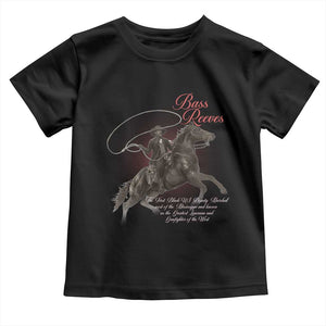 Bass Reeves Toddler T Shirt African American Cowboy Marshal Black History Month TS11