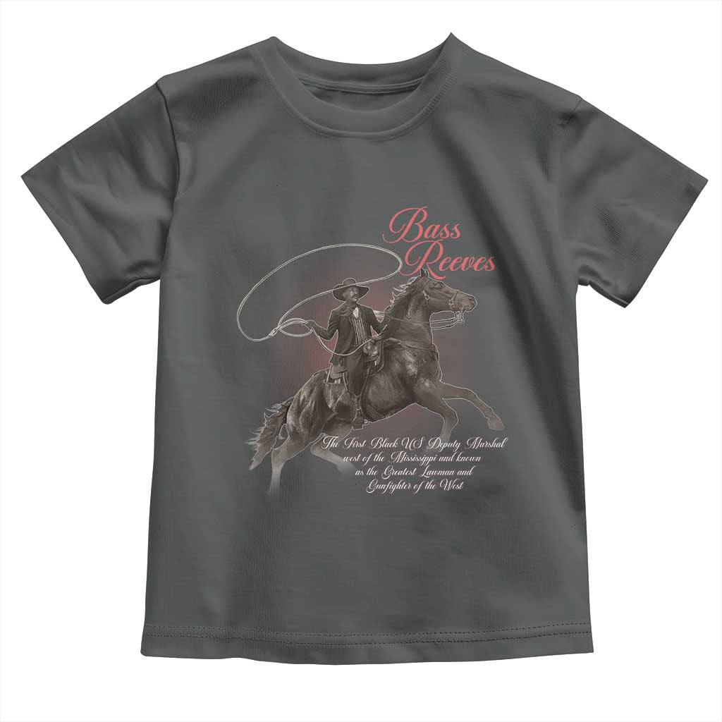Bass Reeves Toddler T Shirt African American Cowboy Marshal Black History Month TS11