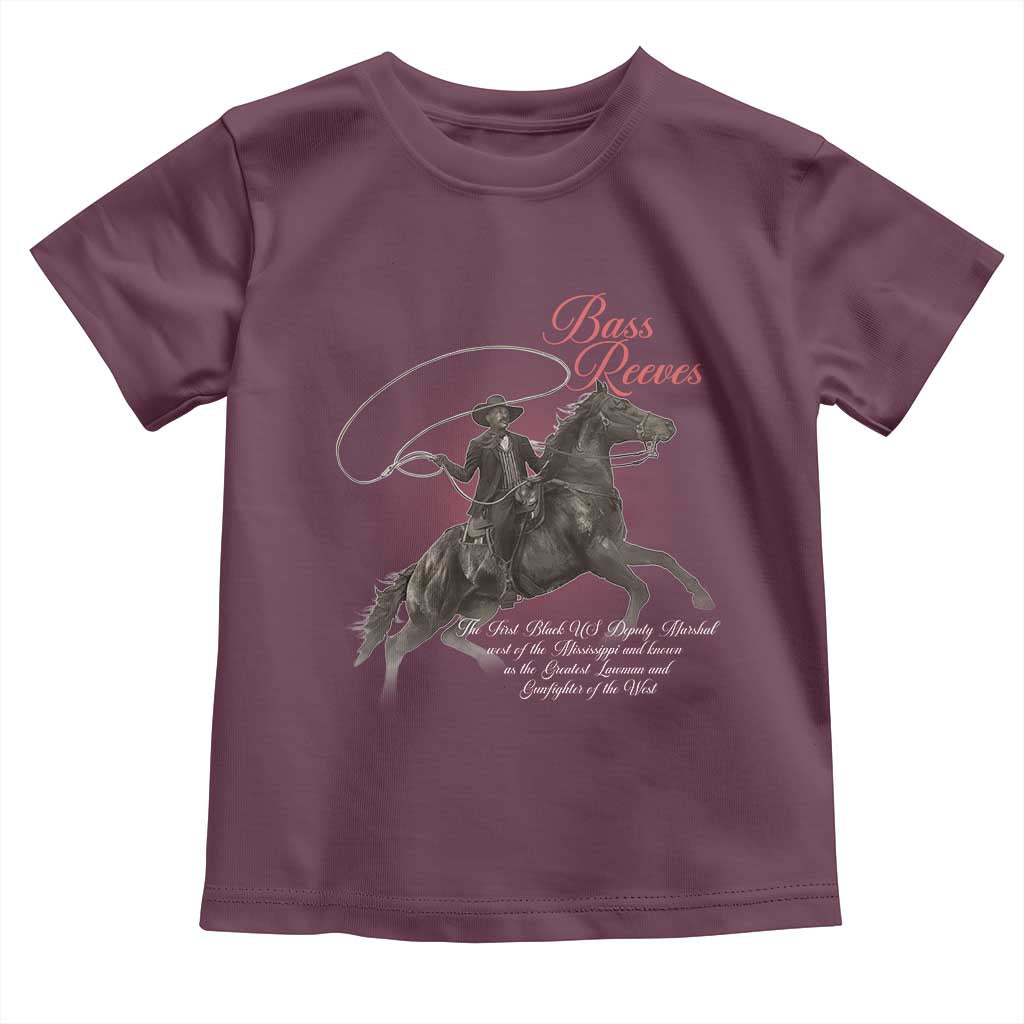Bass Reeves Toddler T Shirt African American Cowboy Marshal Black History Month TS11