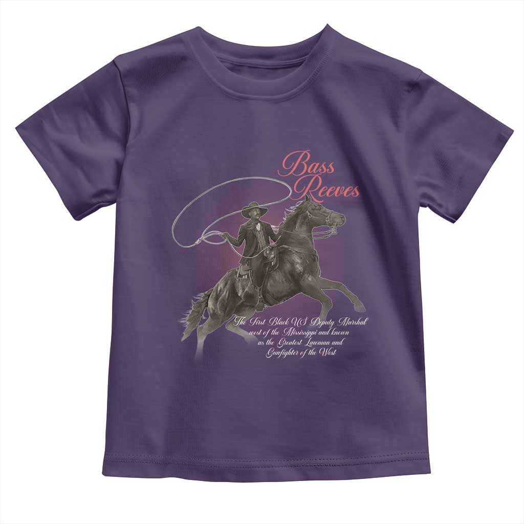 Bass Reeves Toddler T Shirt African American Cowboy Marshal Black History Month TS11