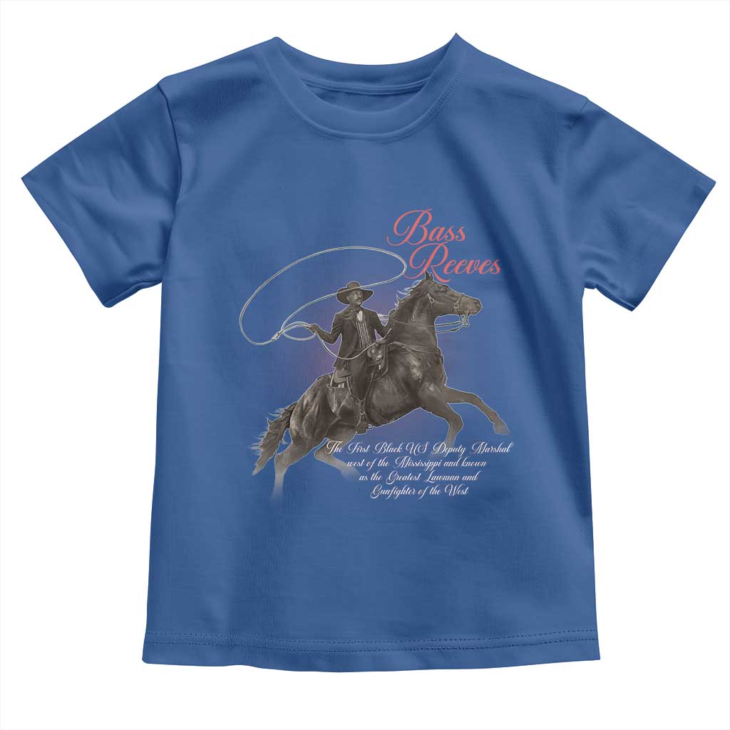Bass Reeves Toddler T Shirt African American Cowboy Marshal Black History Month TS11