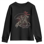 Bass Reeves Youth Sweatshirt African American Cowboy Marshal Black History Month TS11