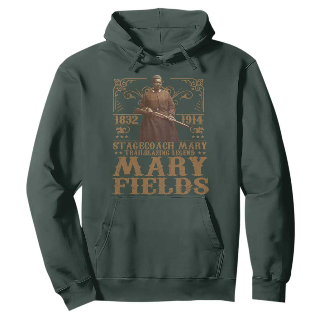 Mary Fields Hoodie Stagecoach Mary Trailblazing Legend Black Cowgirl Pioneer