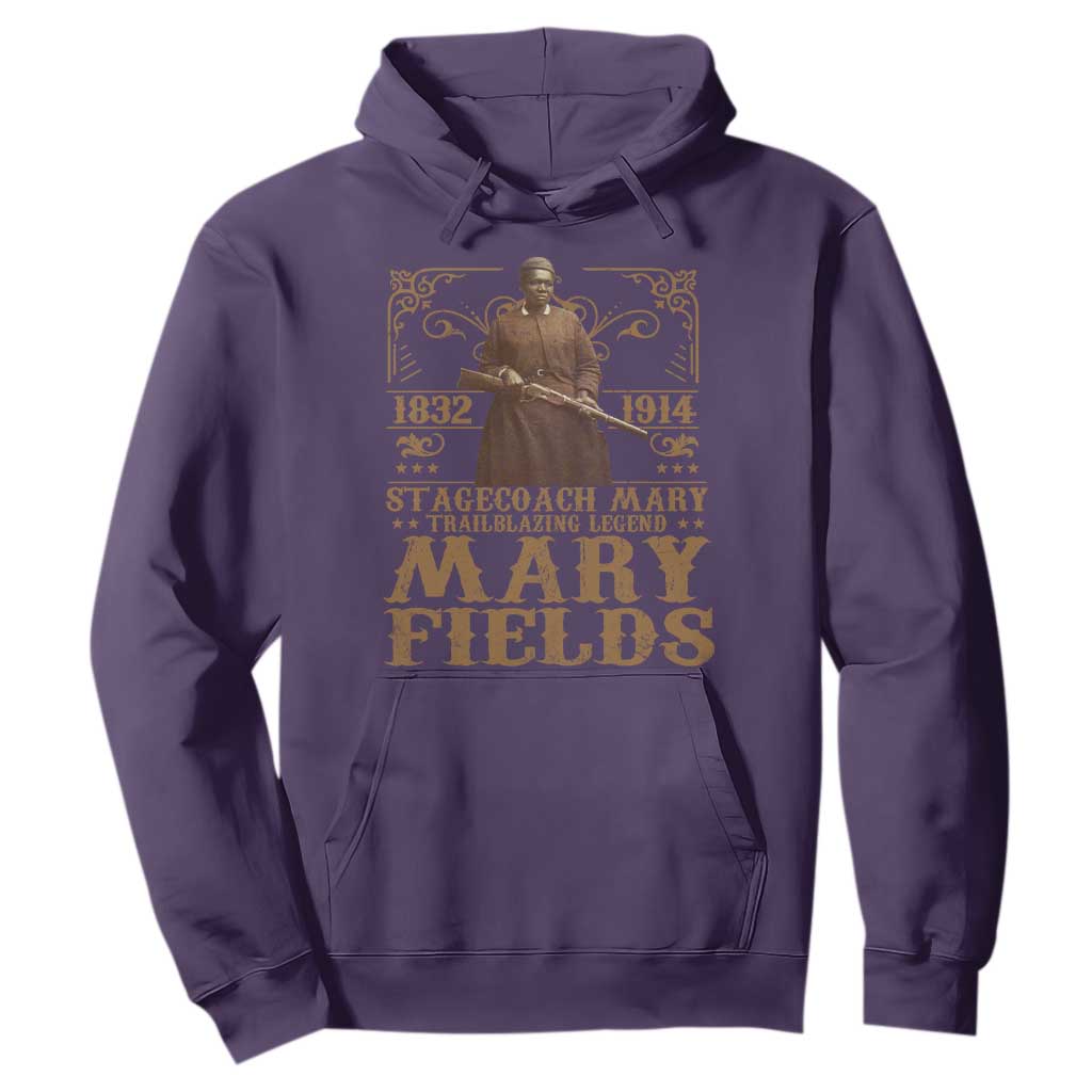 Mary Fields Hoodie Stagecoach Mary Trailblazing Legend Black Cowgirl Pioneer