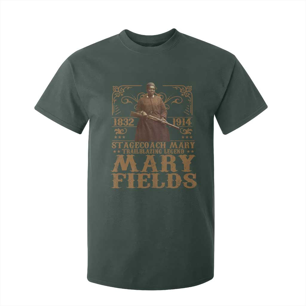 Mary Fields T Shirt For Kid Stagecoach Mary Trailblazing Legend Black Cowgirl Pioneer