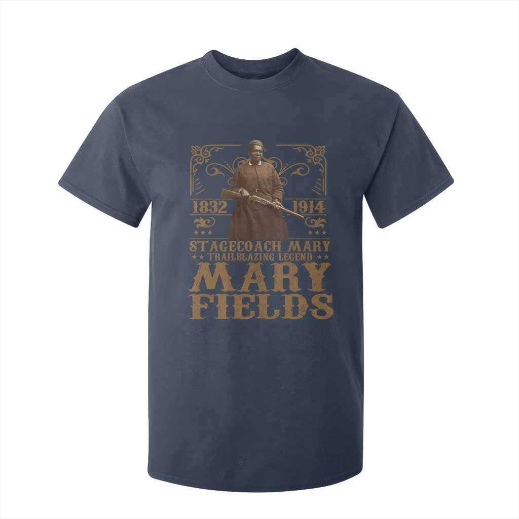 Mary Fields T Shirt For Kid Stagecoach Mary Trailblazing Legend Black Cowgirl Pioneer