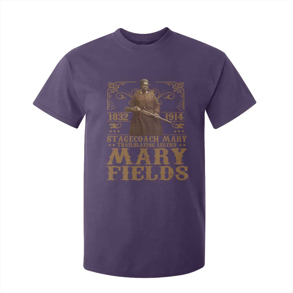 Mary Fields T Shirt For Kid Stagecoach Mary Trailblazing Legend Black Cowgirl Pioneer
