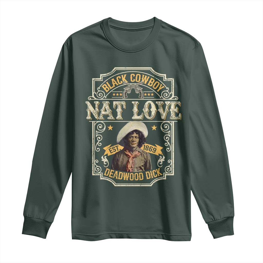Black Cowboy Nat Love Long Sleeve Shirt Deadwood Dick African American Cowboy