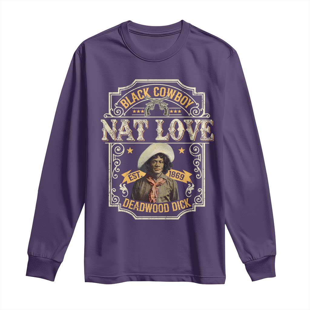 Black Cowboy Nat Love Long Sleeve Shirt Deadwood Dick African American Cowboy