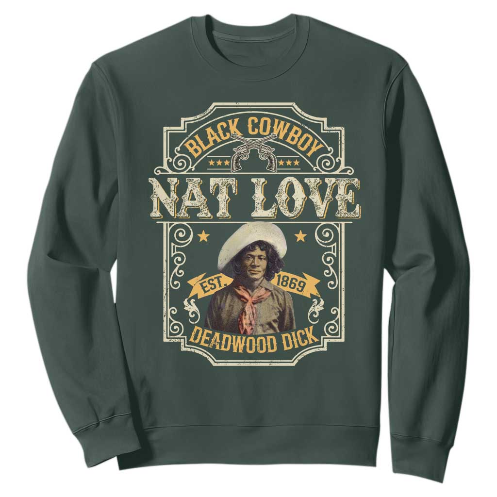 Black Cowboy Nat Love Sweatshirt Deadwood Dick African American Cowboy