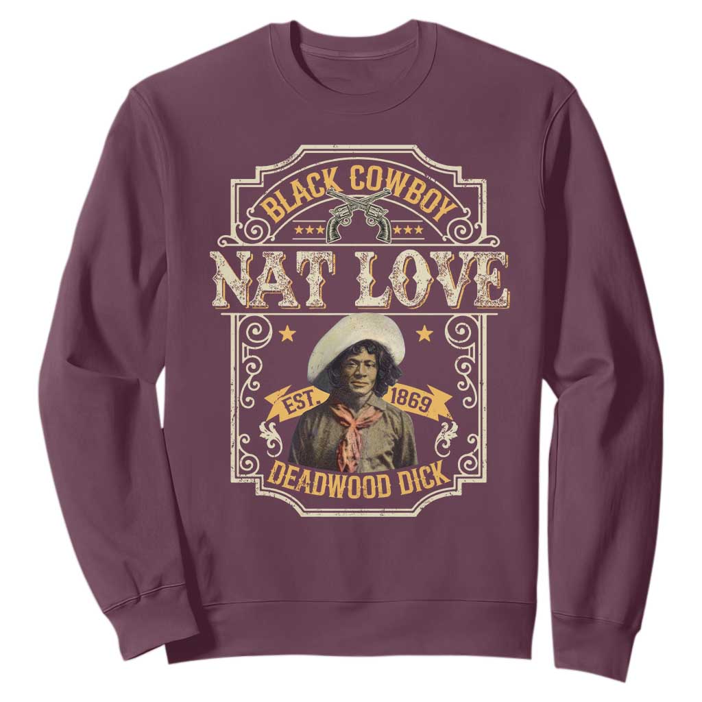 Black Cowboy Nat Love Sweatshirt Deadwood Dick African American Cowboy
