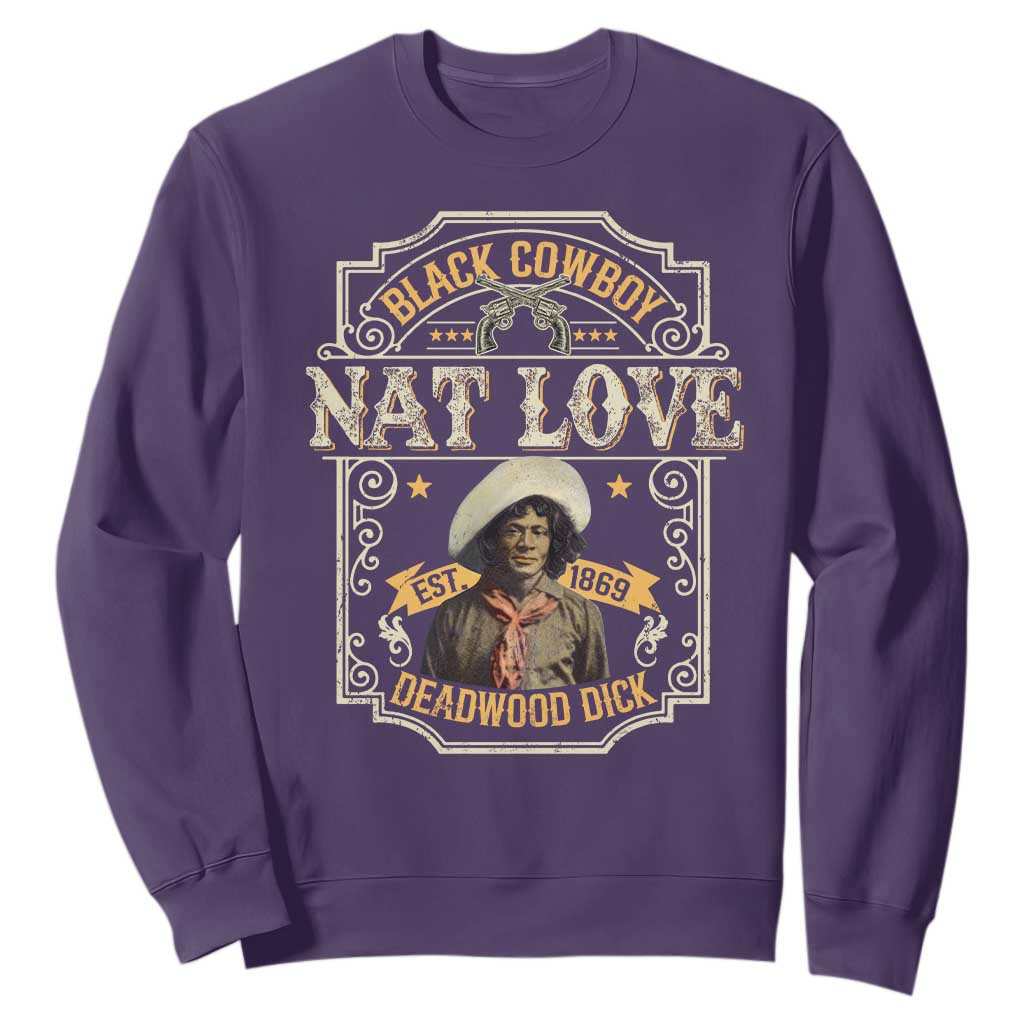 Black Cowboy Nat Love Sweatshirt Deadwood Dick African American Cowboy