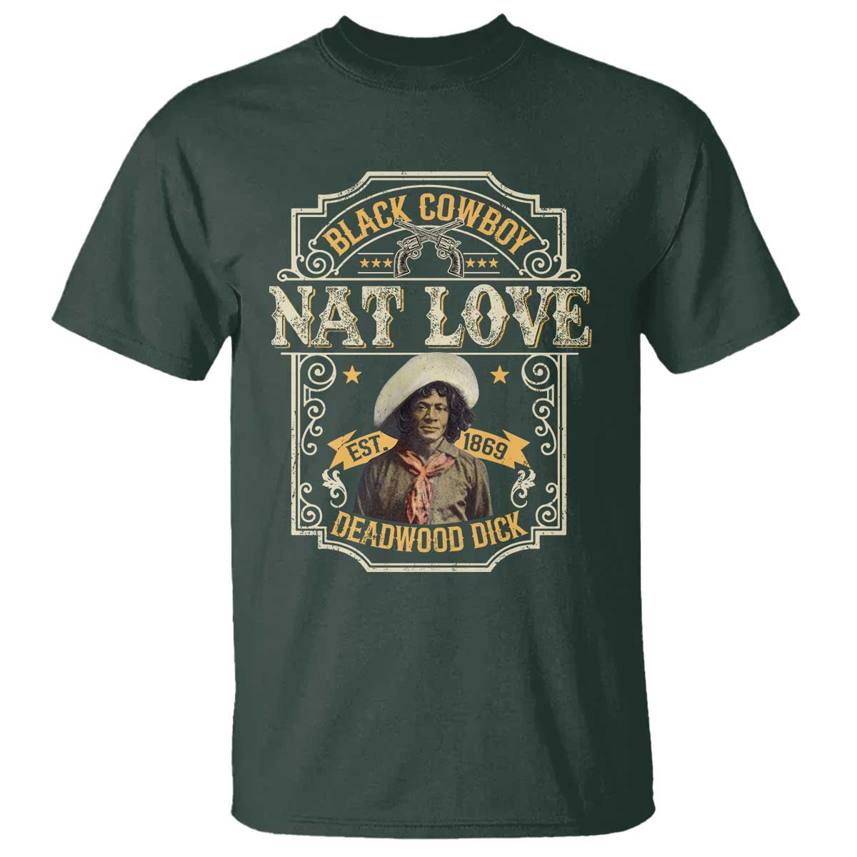 Black Cowboy Nat Love T Shirt Deadwood Dick African American Cowboy