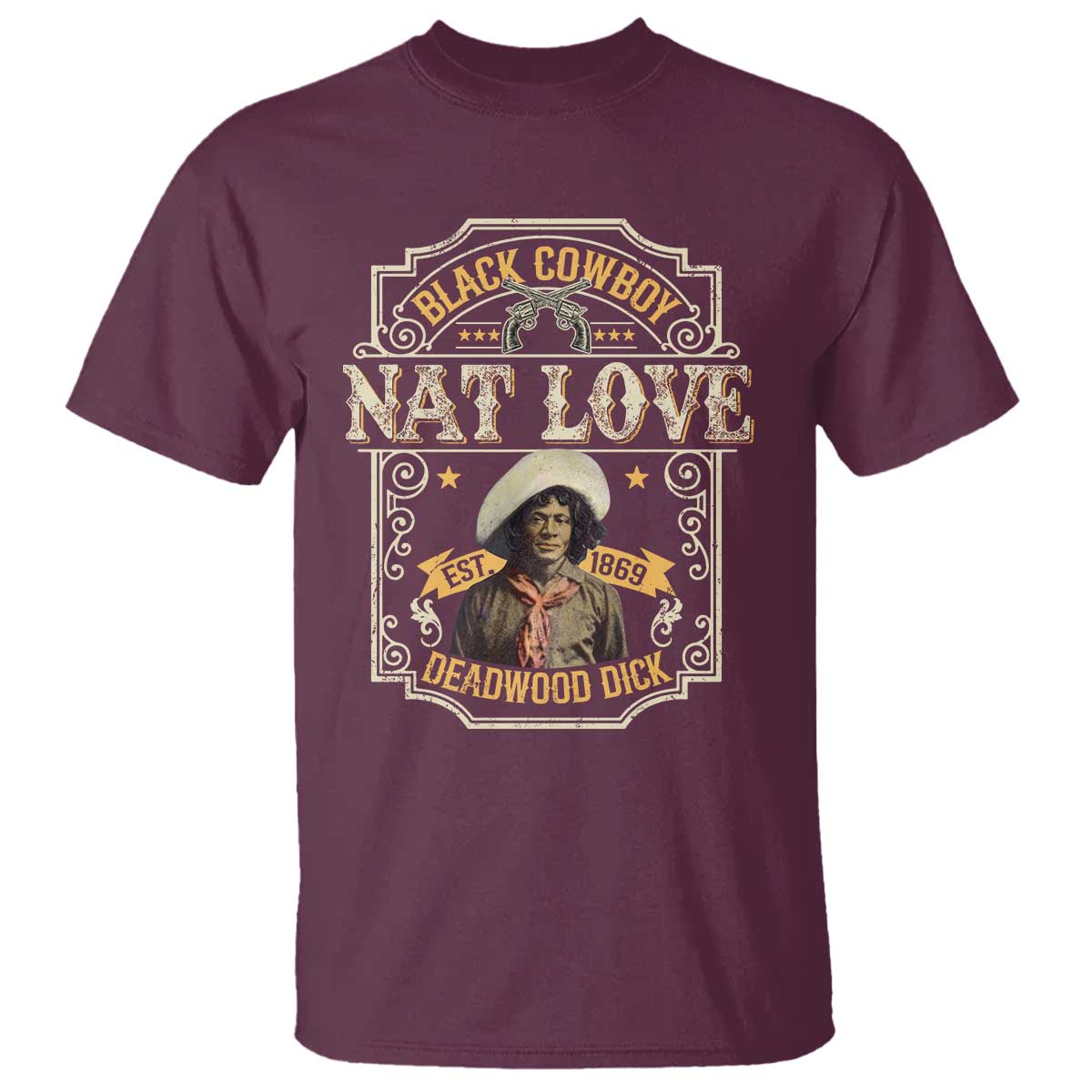 Black Cowboy Nat Love T Shirt Deadwood Dick African American Cowboy