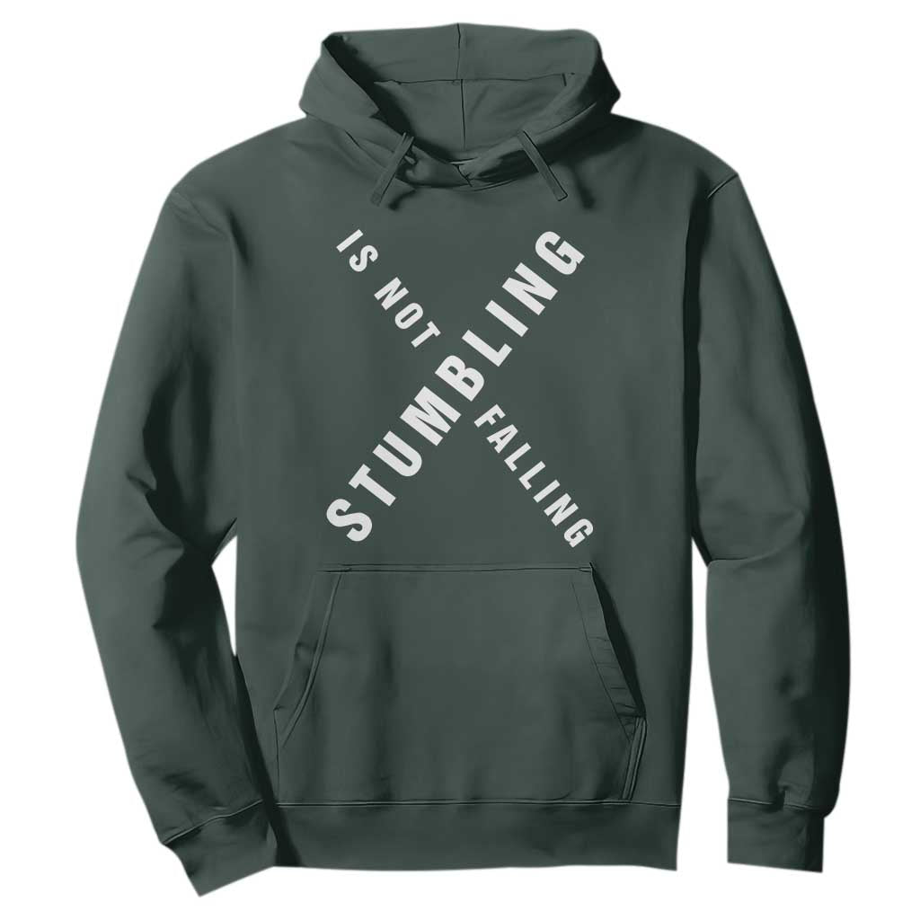 Malcolm X Stumbling Is Not Falling Hoodie Black History Month African American Pride