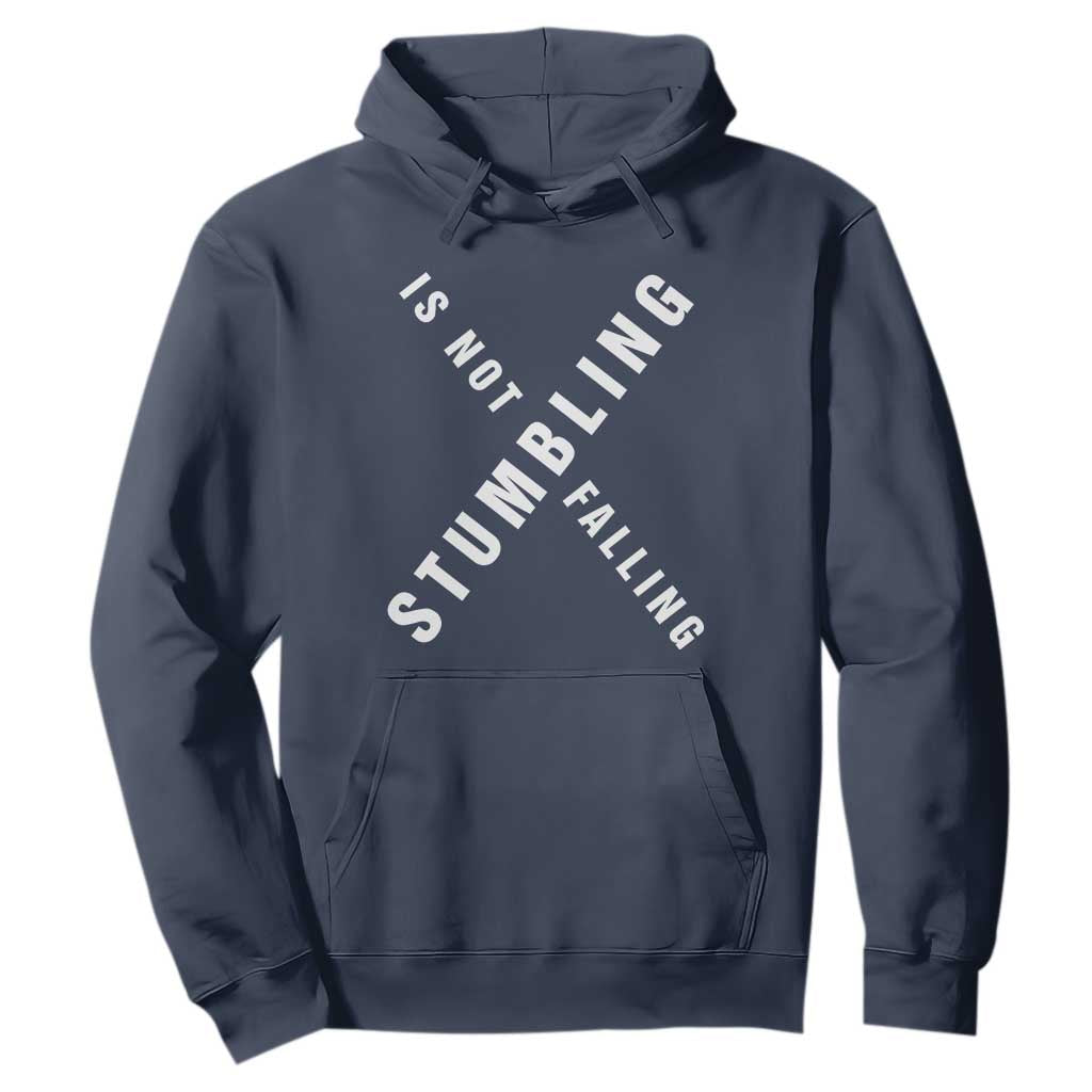 Malcolm X Stumbling Is Not Falling Hoodie Black History Month African American Pride