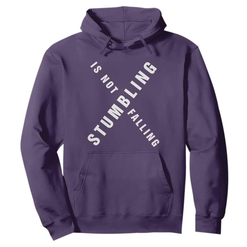 Malcolm X Stumbling Is Not Falling Hoodie Black History Month African American Pride