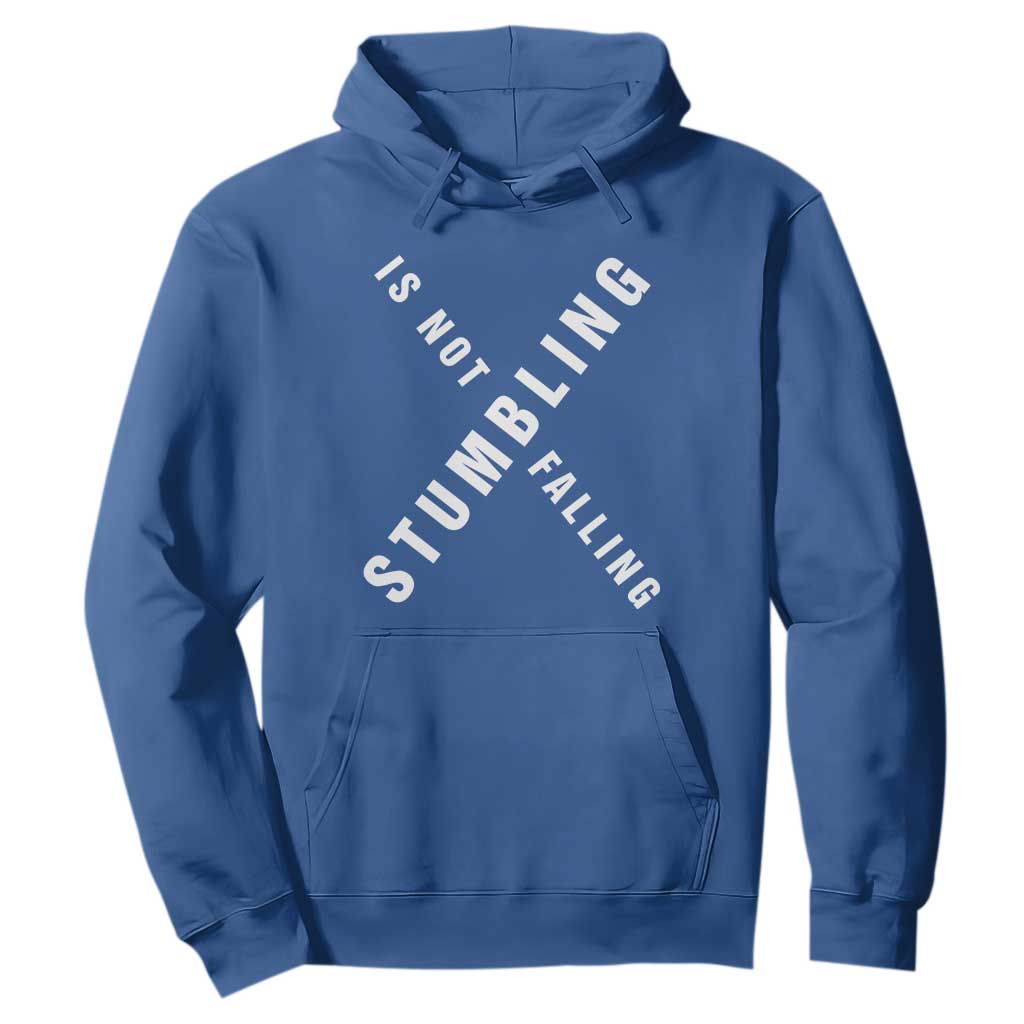 Malcolm X Stumbling Is Not Falling Hoodie Black History Month African American Pride