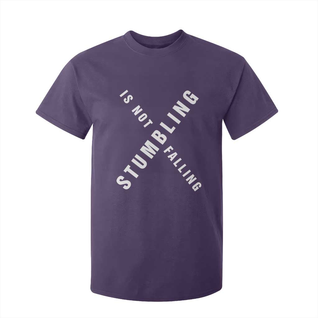 Malcolm X Stumbling Is Not Falling T Shirt For Kid Black History Month African American Pride