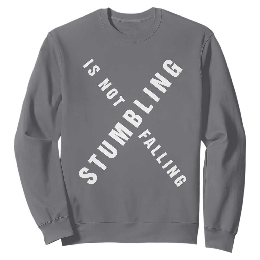 Malcolm X Stumbling Is Not Falling Sweatshirt Black History Month African American Pride