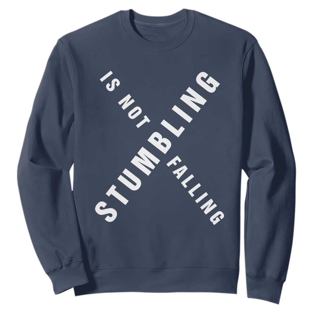 Malcolm X Stumbling Is Not Falling Sweatshirt Black History Month African American Pride