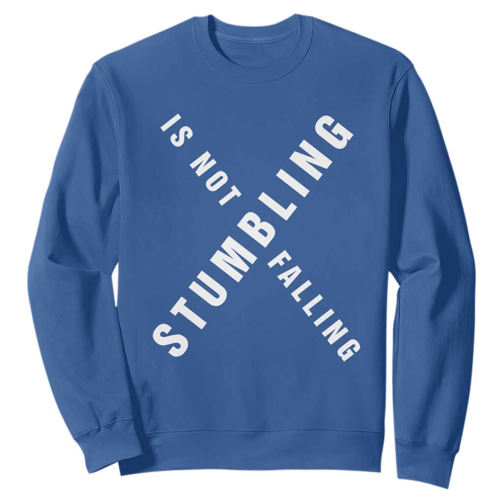 Malcolm X Stumbling Is Not Falling Sweatshirt Black History Month African American Pride