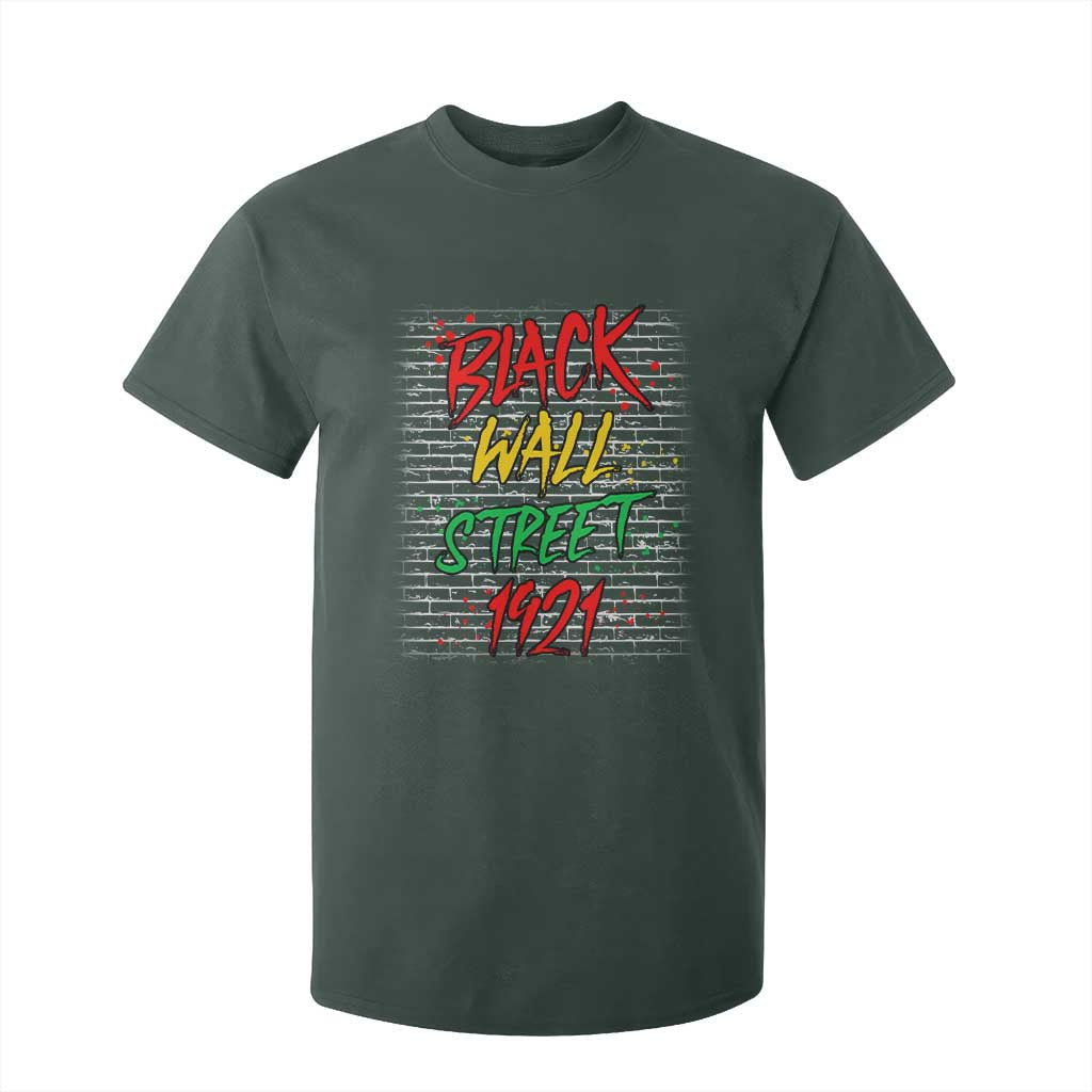 Black Wall Street 1921 T Shirt For Kid Tulsa Oklahoma Black History