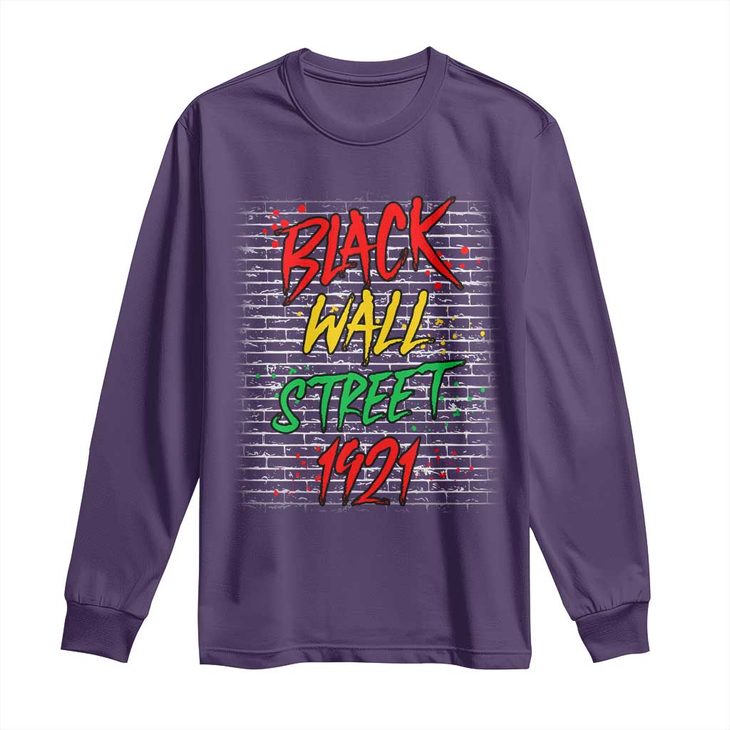 Black Wall Street 1921 Long Sleeve Shirt Tulsa Oklahoma Black History