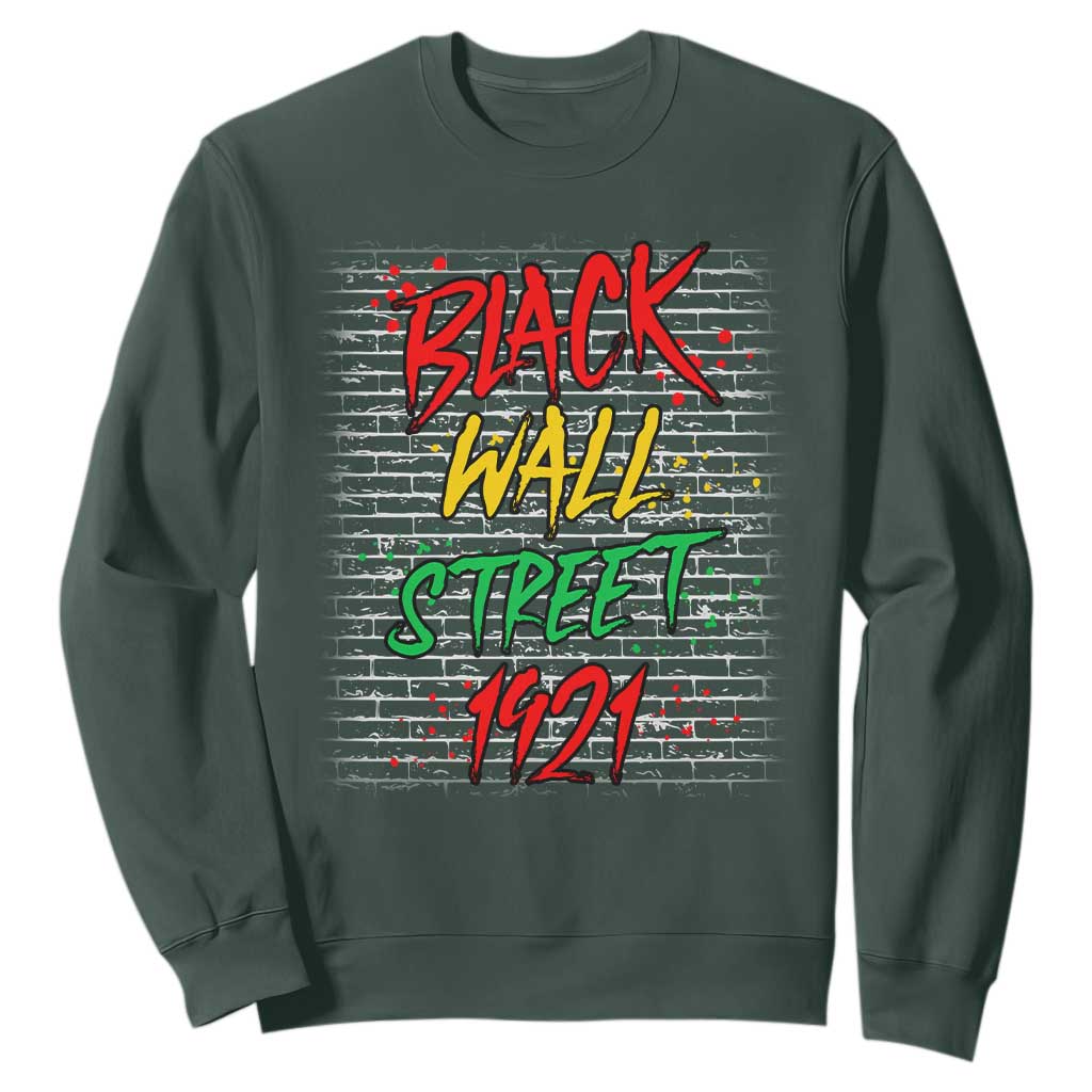 Black Wall Street 1921 Sweatshirt Tulsa Oklahoma Black History