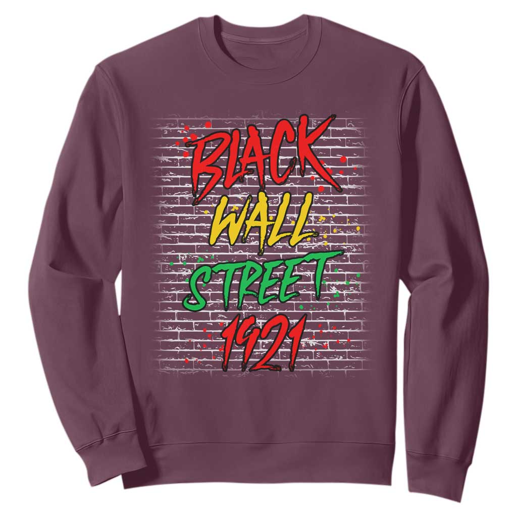 Black Wall Street 1921 Sweatshirt Tulsa Oklahoma Black History