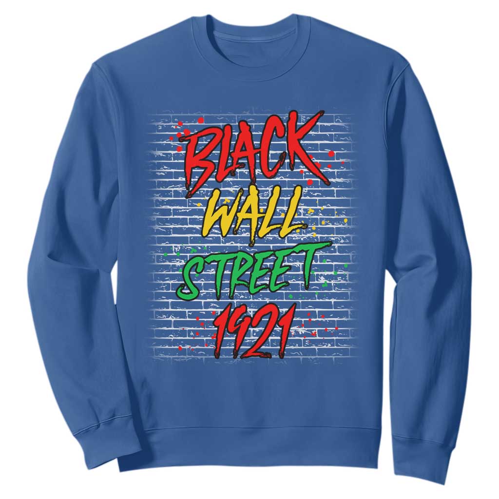 Black Wall Street 1921 Sweatshirt Tulsa Oklahoma Black History