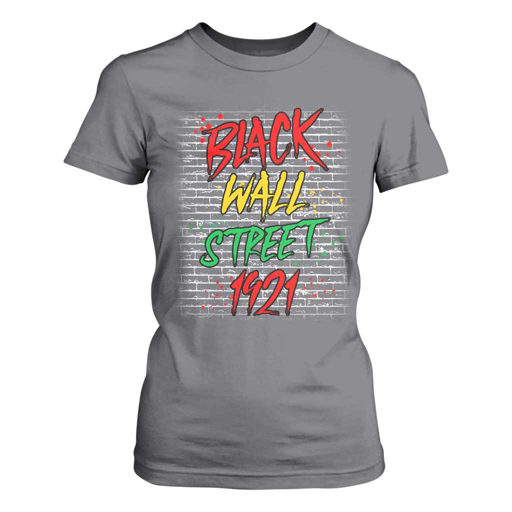 Black Wall Street 1921 T Shirt For Women Tulsa Oklahoma Black History