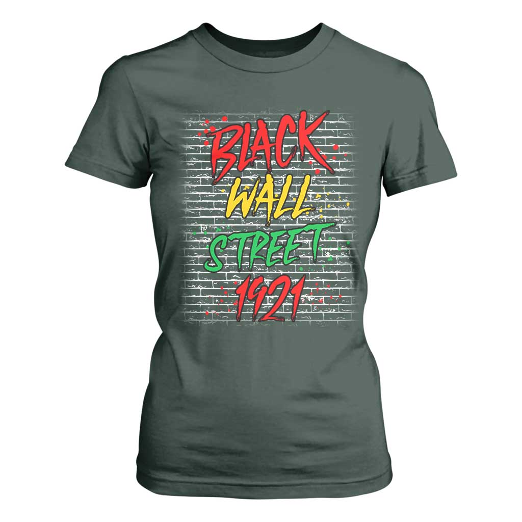 Black Wall Street 1921 T Shirt For Women Tulsa Oklahoma Black History