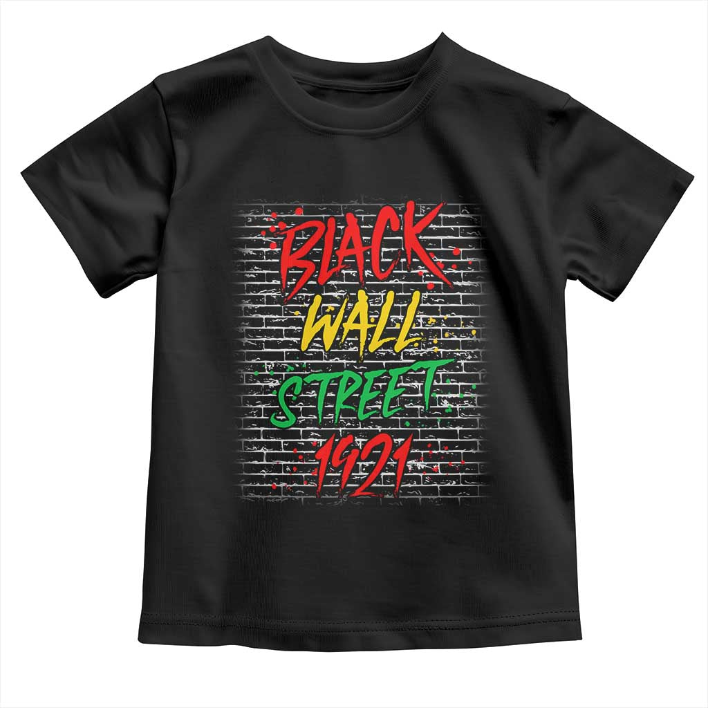 Black Wall Street 1921 Toddler T Shirt Tulsa Oklahoma Black History