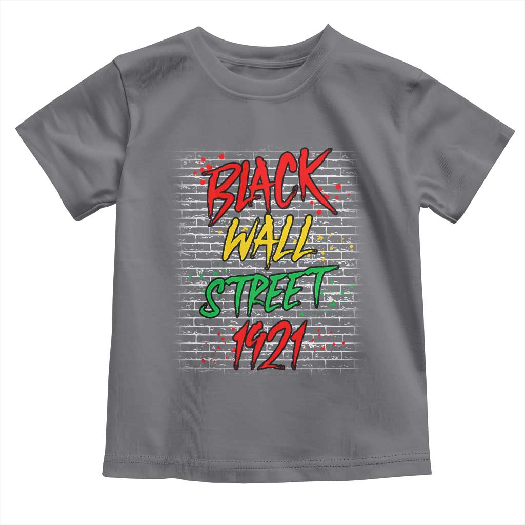 Black Wall Street 1921 Toddler T Shirt Tulsa Oklahoma Black History