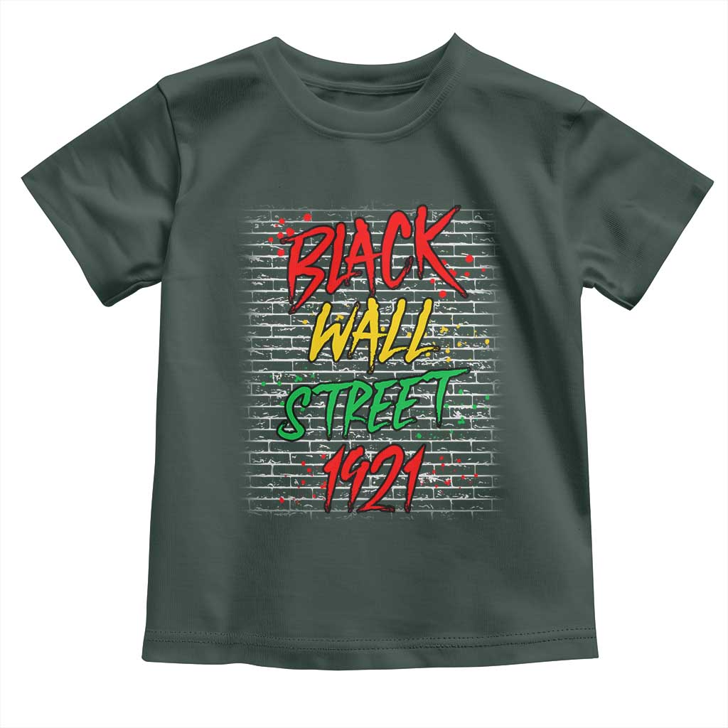 Black Wall Street 1921 Toddler T Shirt Tulsa Oklahoma Black History