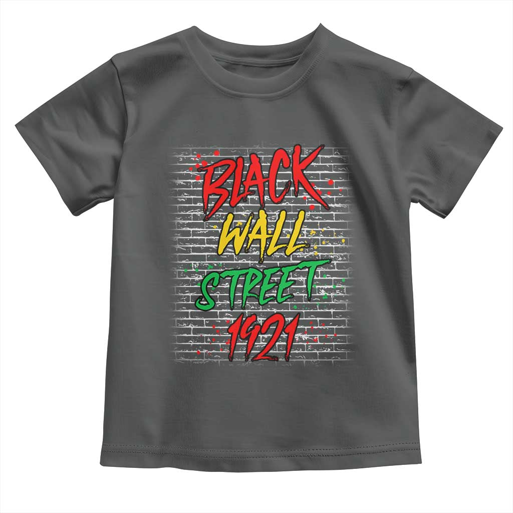 Black Wall Street 1921 Toddler T Shirt Tulsa Oklahoma Black History