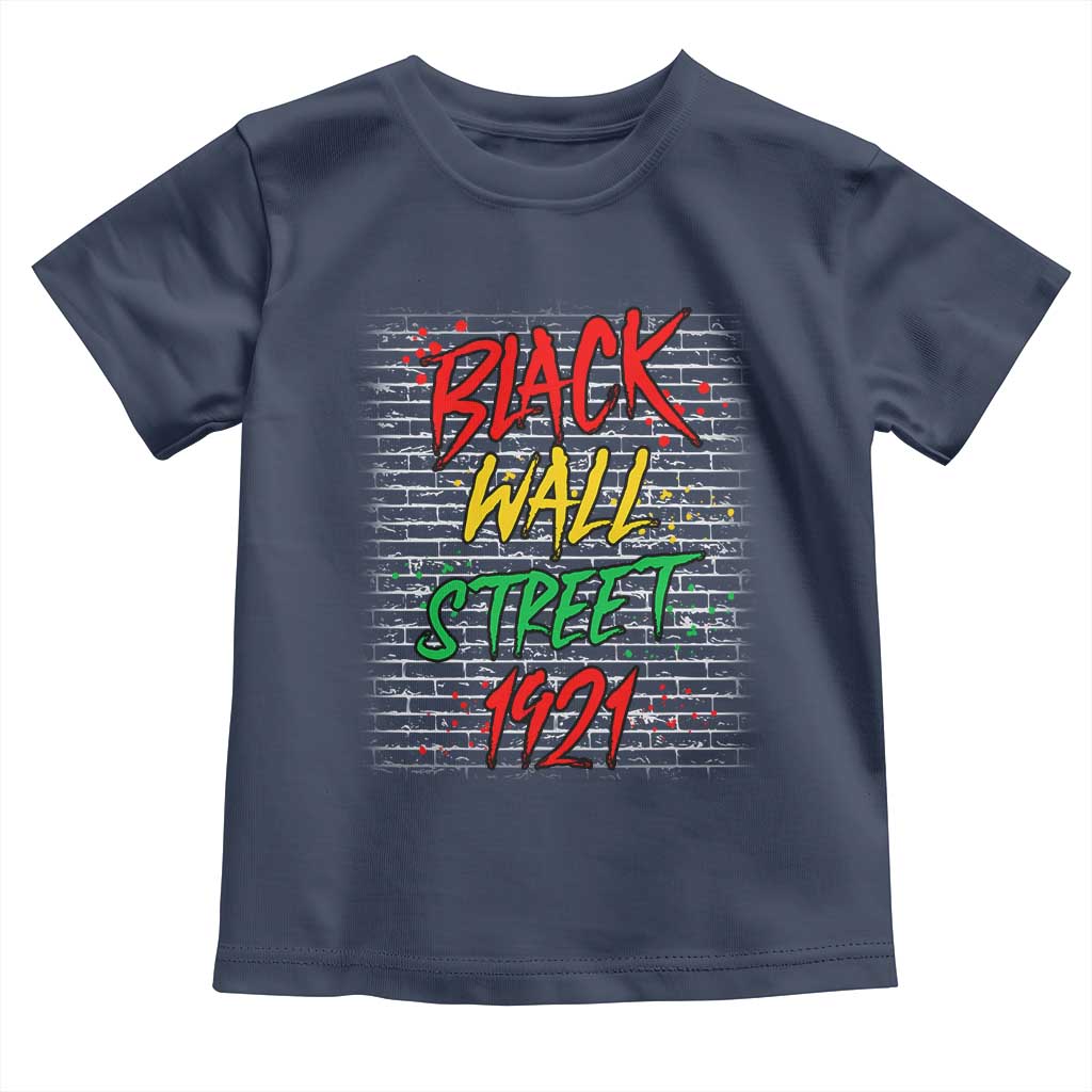 Black Wall Street 1921 Toddler T Shirt Tulsa Oklahoma Black History